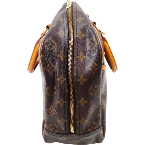 VINTAGE Louis Vuitton Satchel Bag Deauville Brown Monogram - Picture 2 of 16